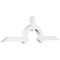 Ekena Millwork Ericson Architectural Grade PVC Gable Bracket, 84"W x 24 1/2"H x 4"D x 4"F, 7/12 Pitch GBP084X25X0404ERI00 - alternate 1